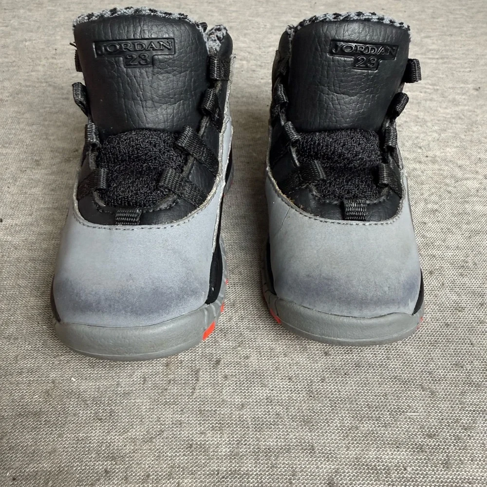 Nike Air Jordan Children‎ Toddler Size 6C Shoes Black Gray 310808-023